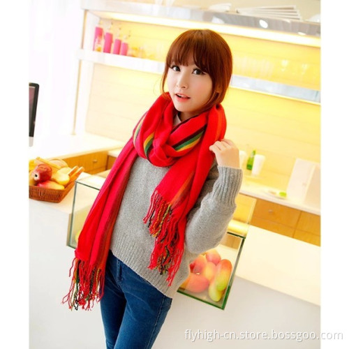 High Quality Long Style Fashion Spring Autumn Cotton Scarf